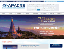 Tablet Screenshot of apacrs.org